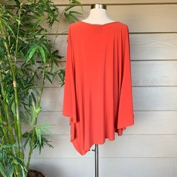 🎉Antthony Rust Butterfly Sleeve Oversized Top - Picture 4 of 7